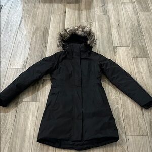 The North Face Women's Black Hooded parka